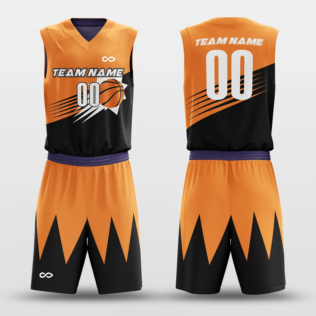 Sun - Customized Reversible Sublimated Basketball Set