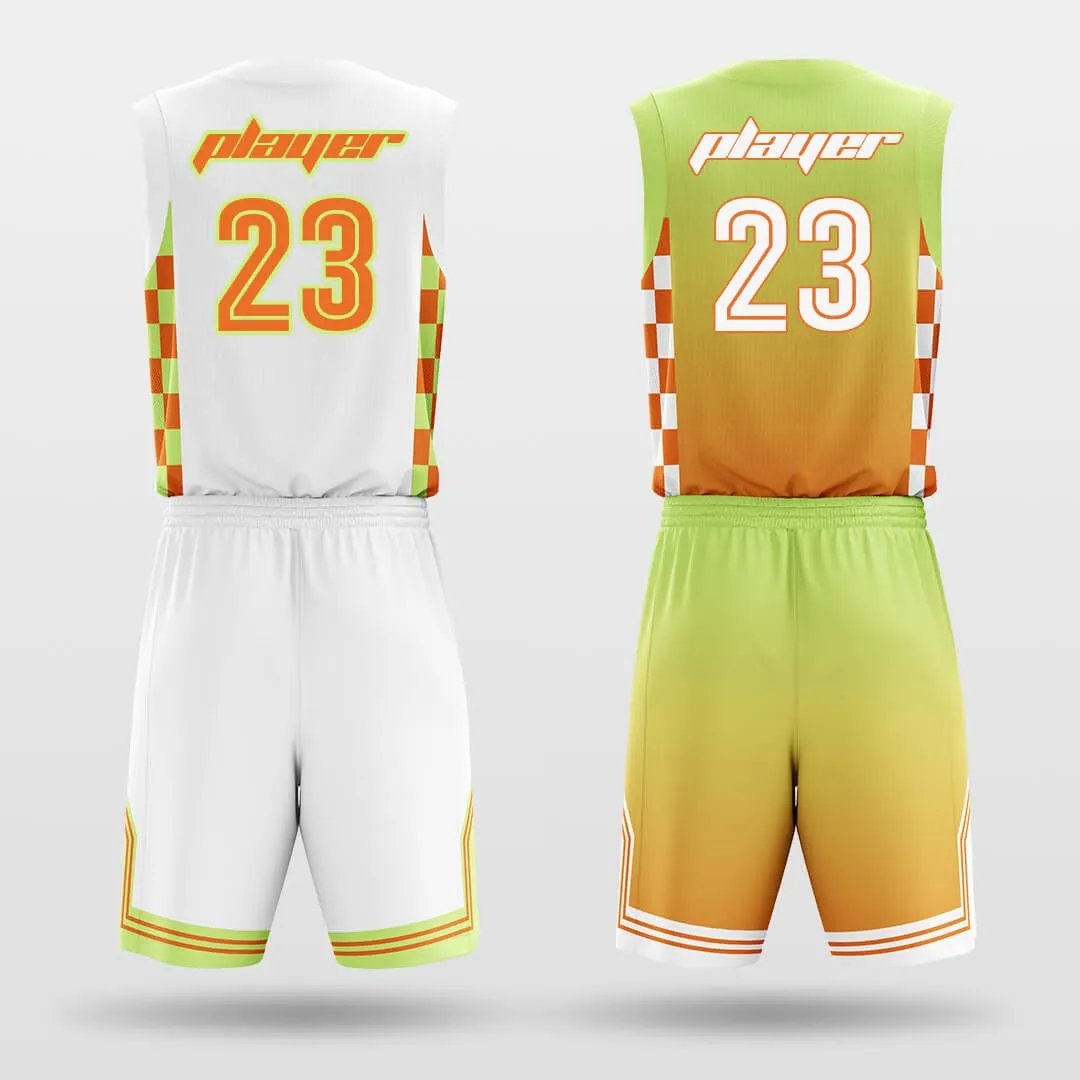 Sunset - Custom Reversible Sublimated Basketball Jersey Set