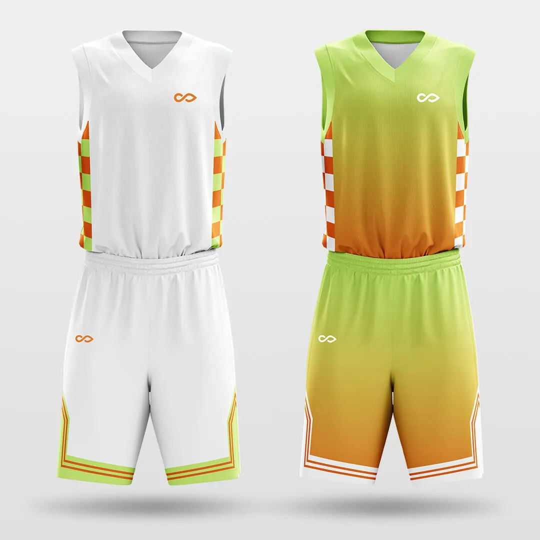 Sunset - Custom Reversible Sublimated Basketball Jersey Set