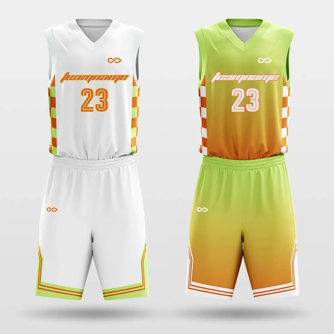 Sunset - Custom Reversible Sublimated Basketball Jersey Set