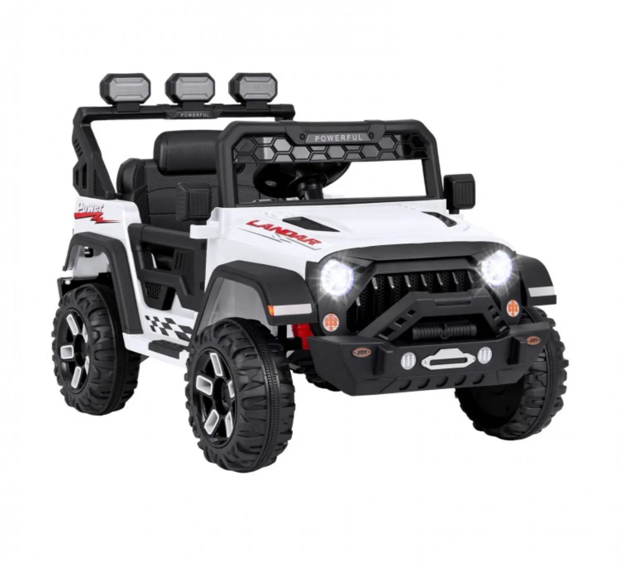 Super Cool 2025 Landar Power Jeep Style 12V | 1 Seater Kids Ride On Car | LED Lights | Music | Remote