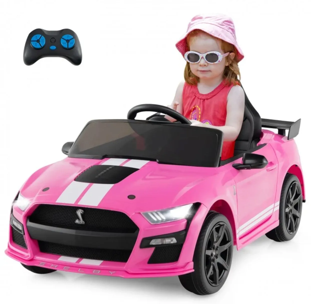 Super Cool 2025 Licensed Ford Shelby GT500 Mustang 1 Seater Ride On Car 12V | Ages 3-8 | Music | Remote