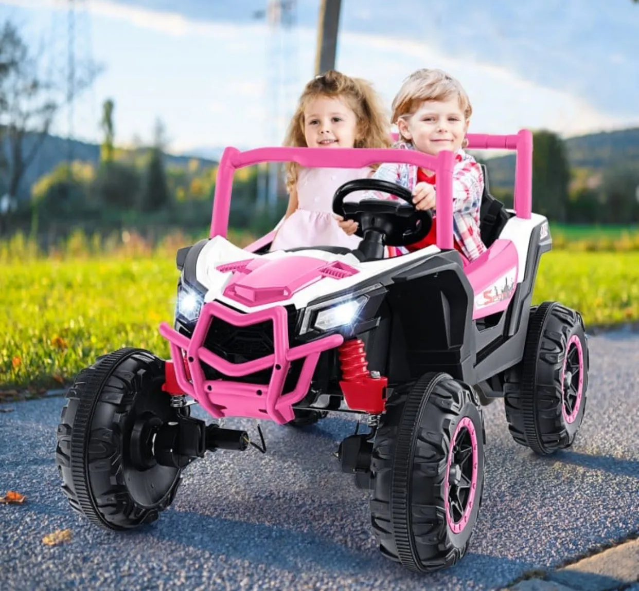 Super Cool 2025 Sport UTV Dune Buggy 24V | 2 Seater | 4X4 | Ages 3  | Remote | Music