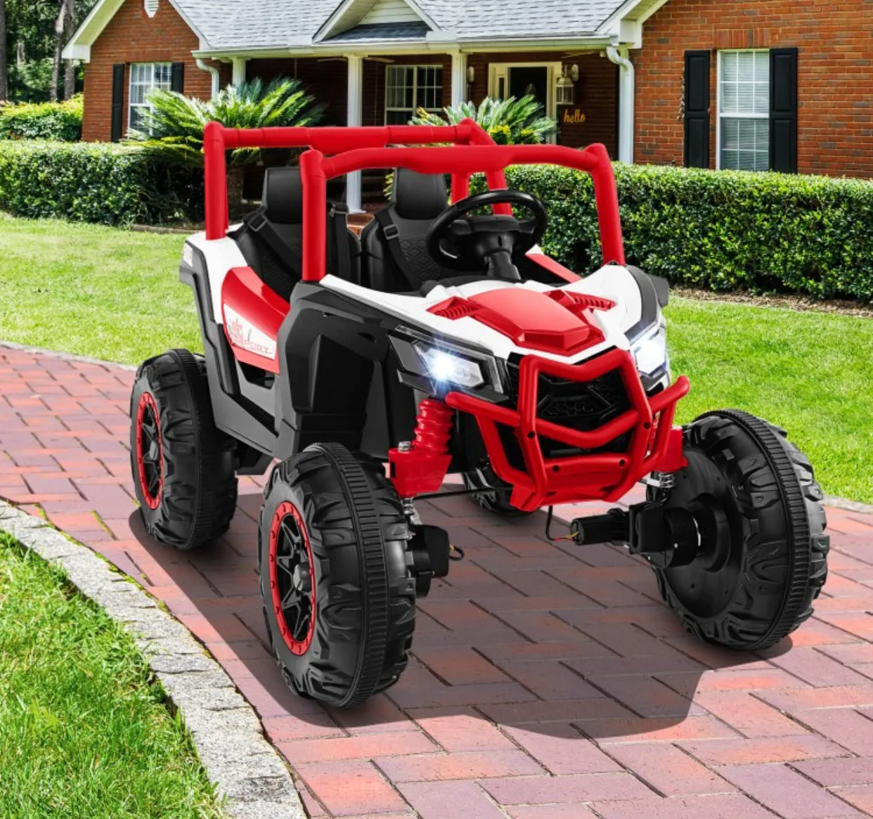 Super Cool 2025 Sport UTV Dune Buggy 24V | 2 Seater | 4X4 | Ages 3  | Remote | Music