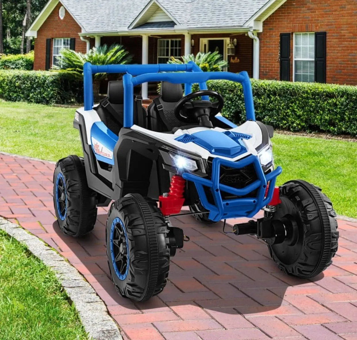 Super Cool 2025 Sport UTV Dune Buggy 24V | 2 Seater | 4X4 | Ages 3  | Remote | Music