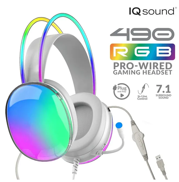 Supersonic 7.1 Surround Sound Gaming Headset with RGB Lighting (On Sale!)