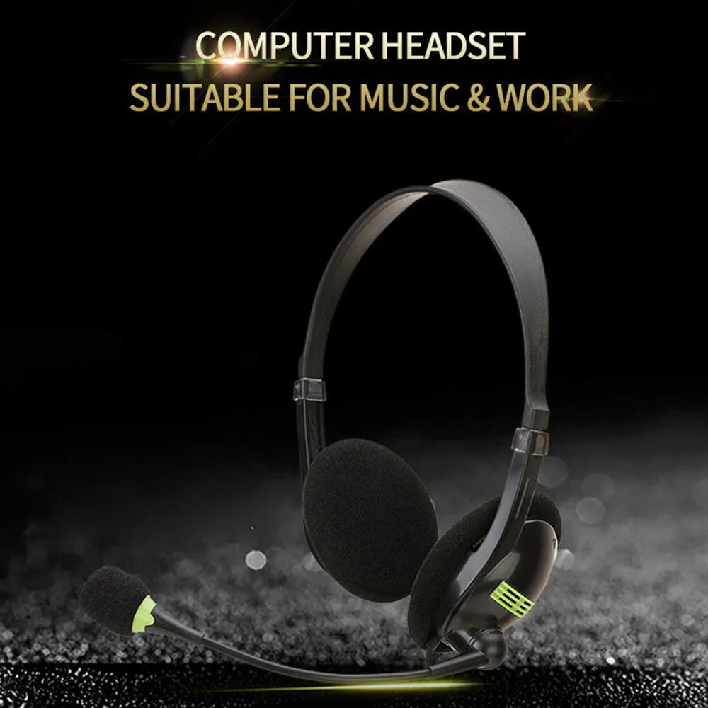 SY440MV 3.5mm Gaming Headset Head-mounted for Laptop Computer PC Earphone With Mic Wired Stereo Headphones