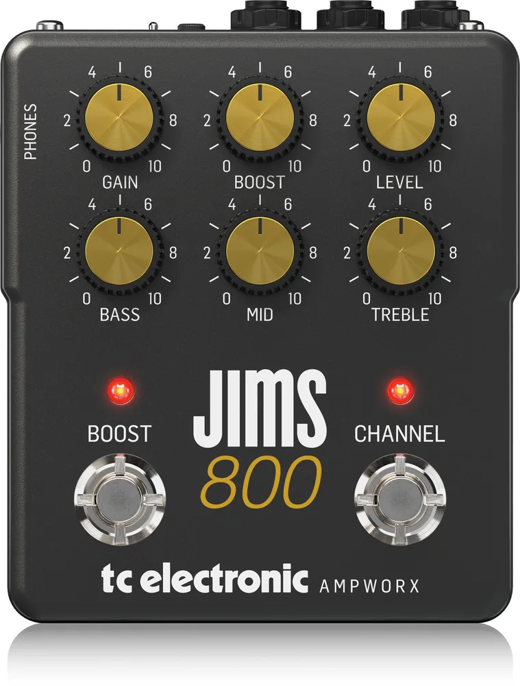 TC Electronic Jims 800 Dual Ch Guitar Preamp Pedal