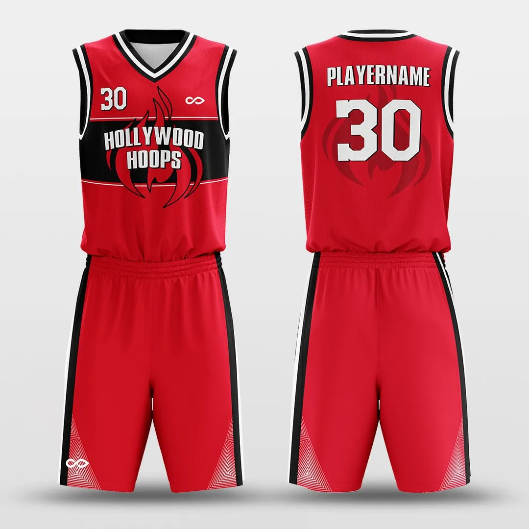 The Flame - Customized Sublimated Basketball Set