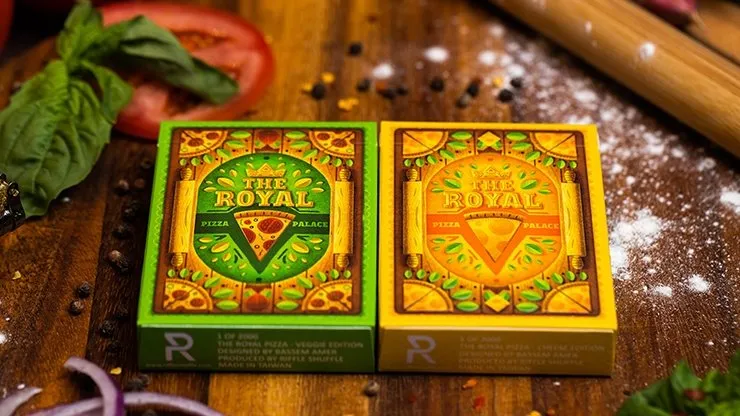 The Royal Pizza Palace Playing Cards Set by Riffle Shuffle