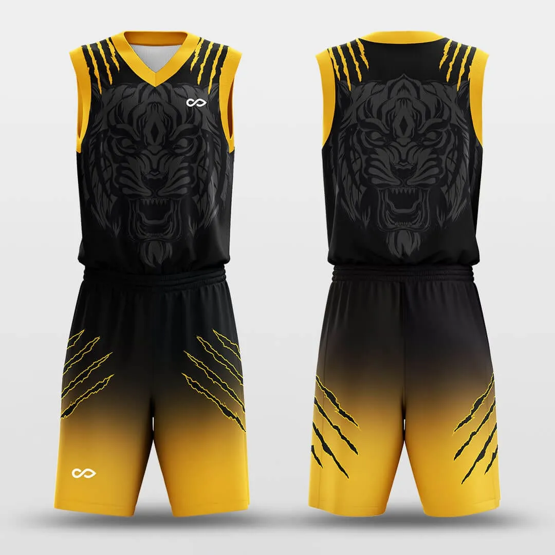 Tiger - Customized Basketball Jersey Set Sublimated