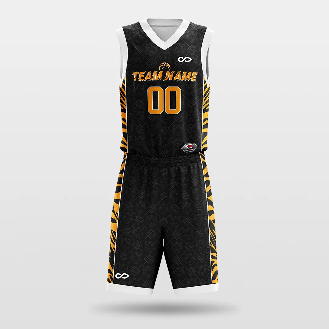 Tiger Roar - Customized Sublimated Basketball Set