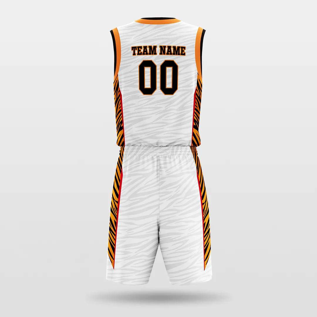 Tiger stripes - Customized Sublimated Basketball Set