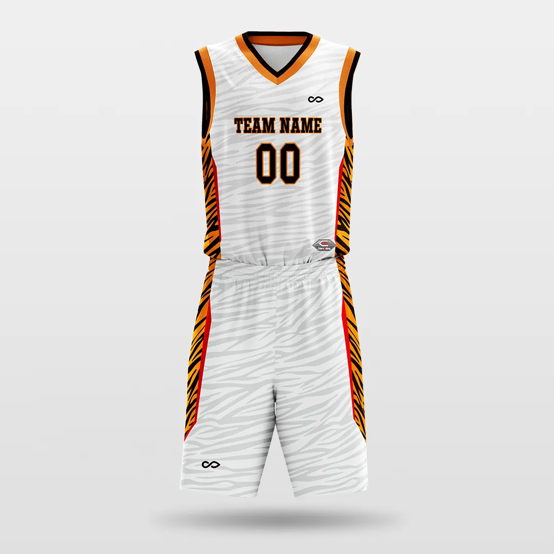 Tiger stripes - Customized Sublimated Basketball Set