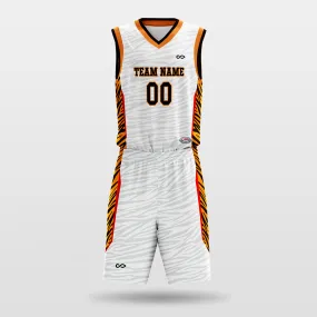 Tiger stripes - Customized Sublimated Basketball Set