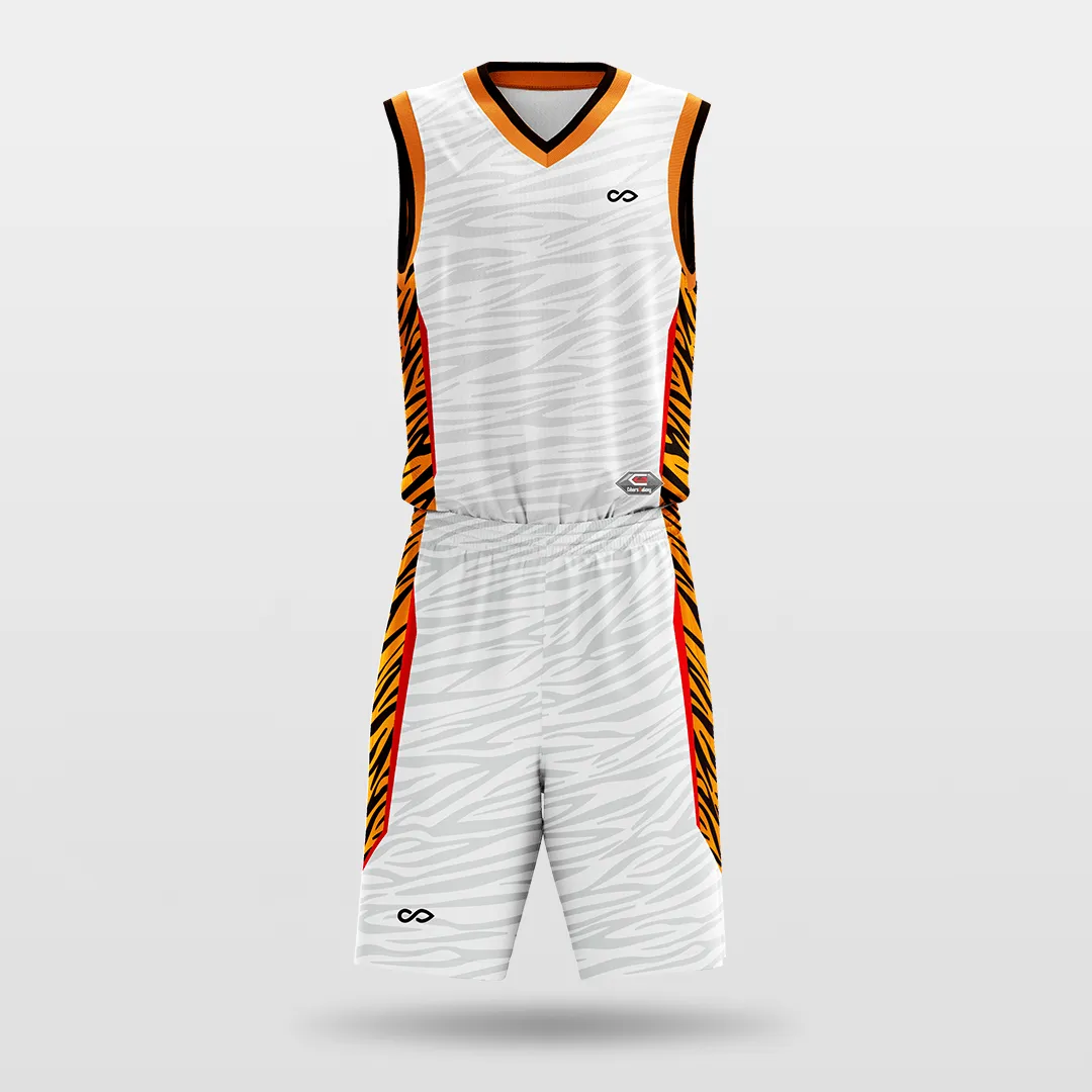 Tiger stripes - Customized Sublimated Basketball Set