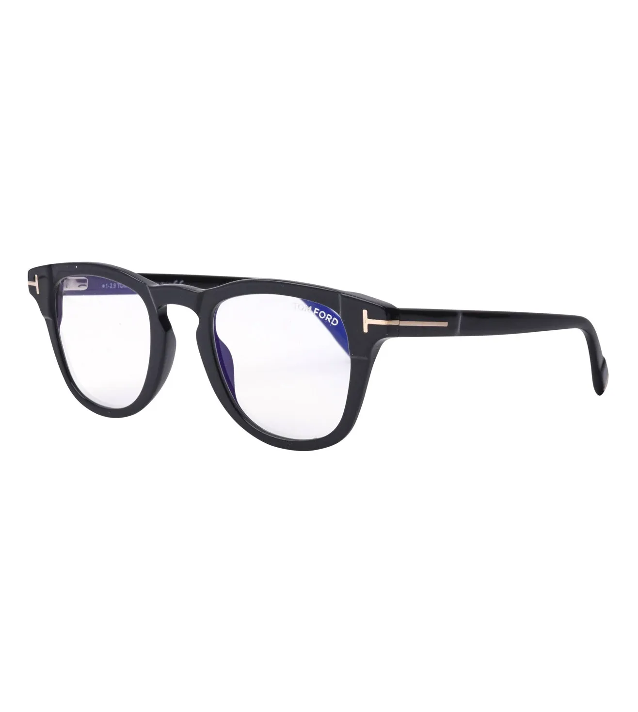 Tom Ford Men's Black Round Optical Frame