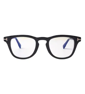 Tom Ford Men's Black Round Optical Frame