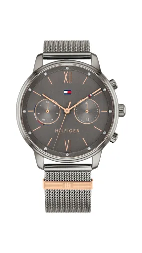 Tommy Hilfiger Blake Grey Case Mesh Band Watch  1782304