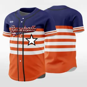 Tomorrow's Stars - Customized Men's Sublimated Button Down Baseball Jersey