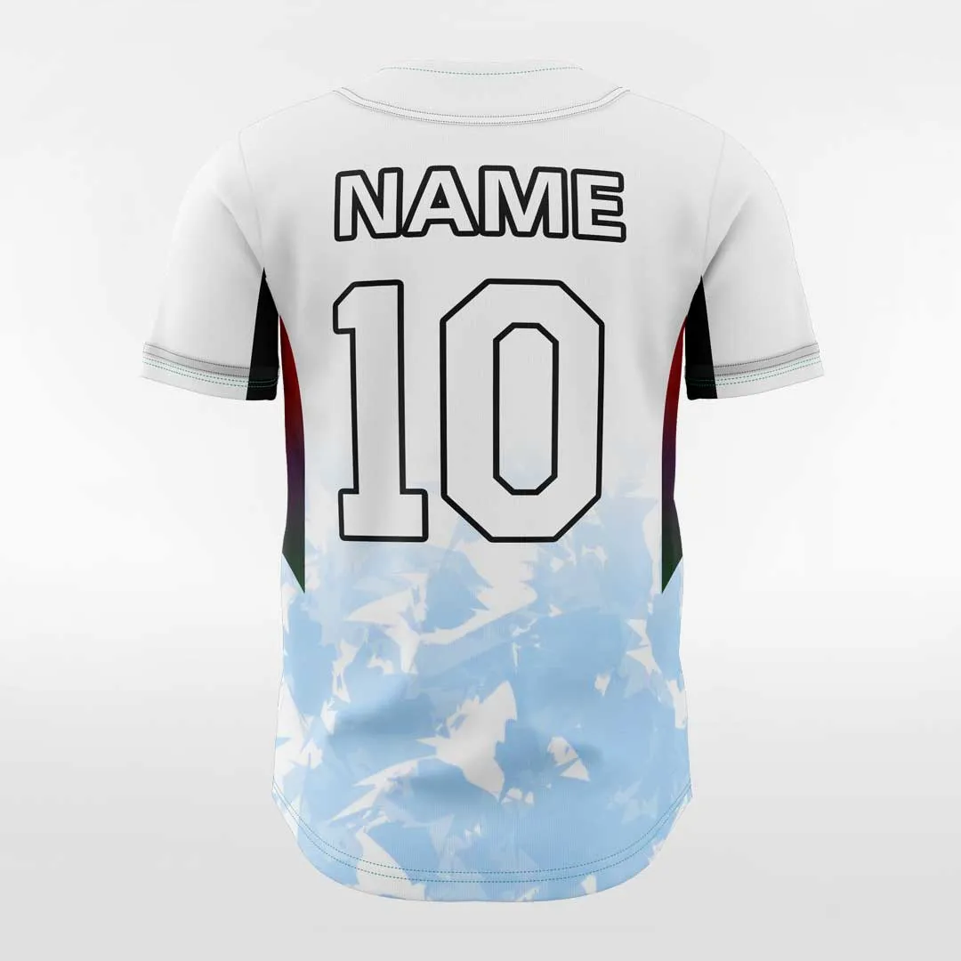 Tree Shadows - Customized Men's Sublimated Button Down Baseball Jersey