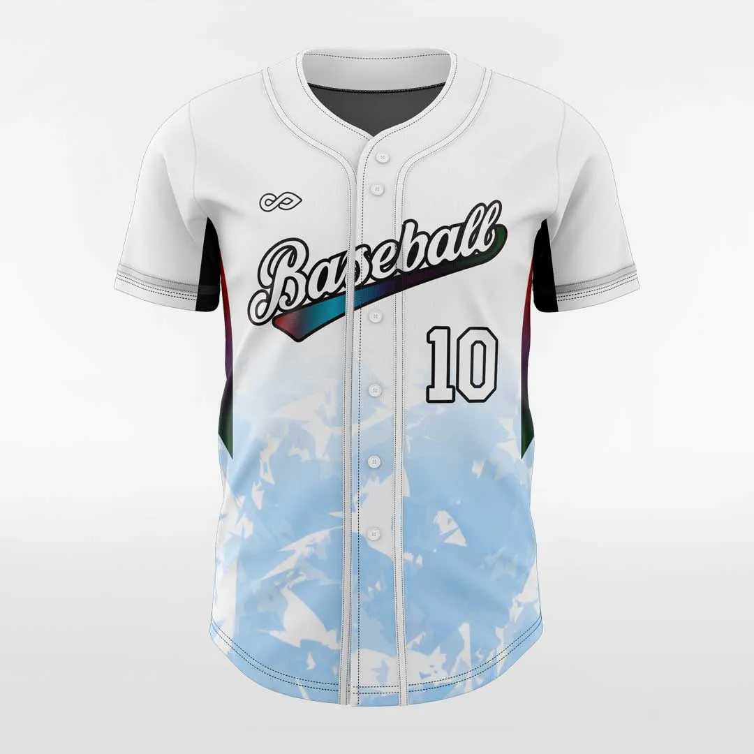 Tree Shadows - Customized Men's Sublimated Button Down Baseball Jersey