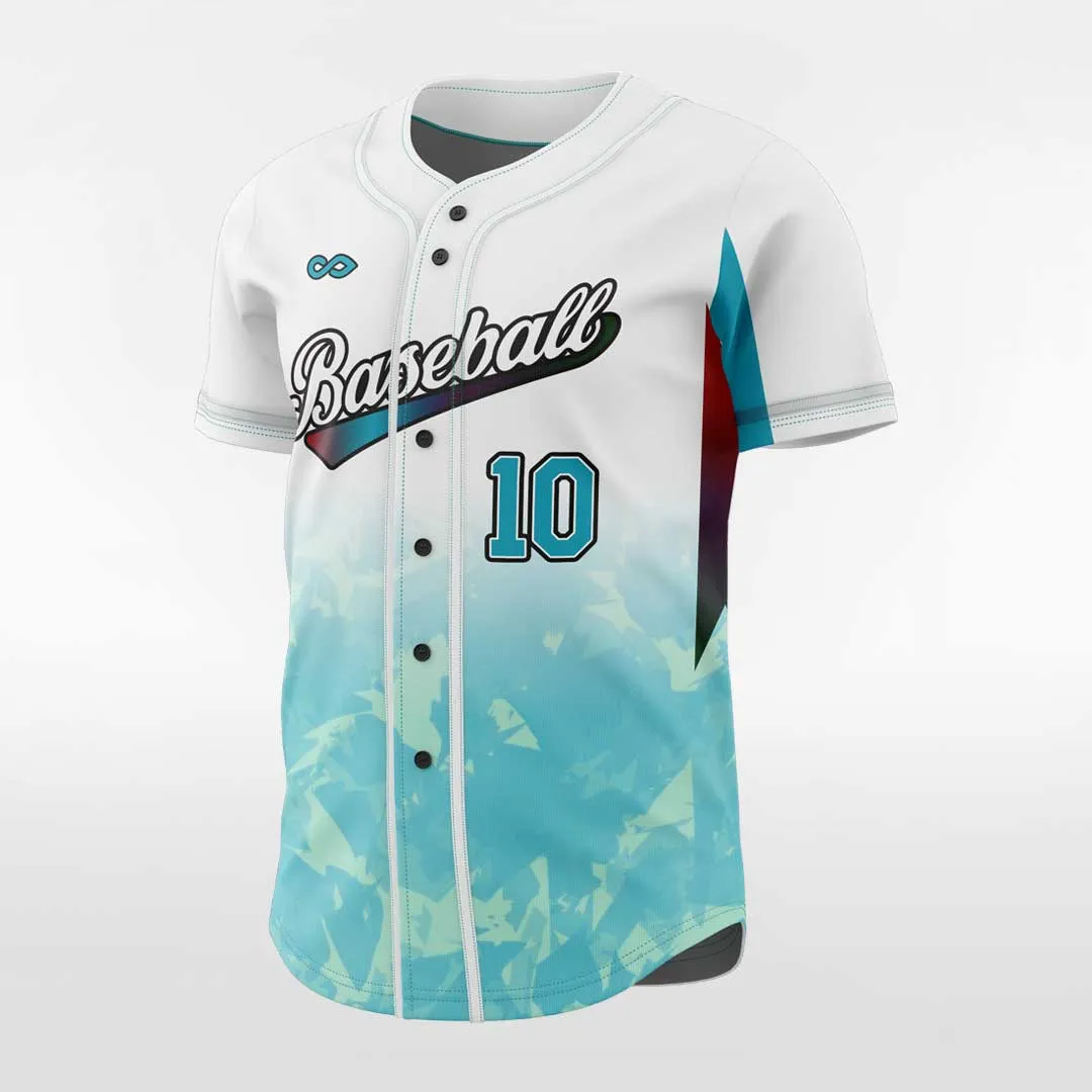 Tree Shadows - Customized Men's Sublimated Button Down Baseball Jersey