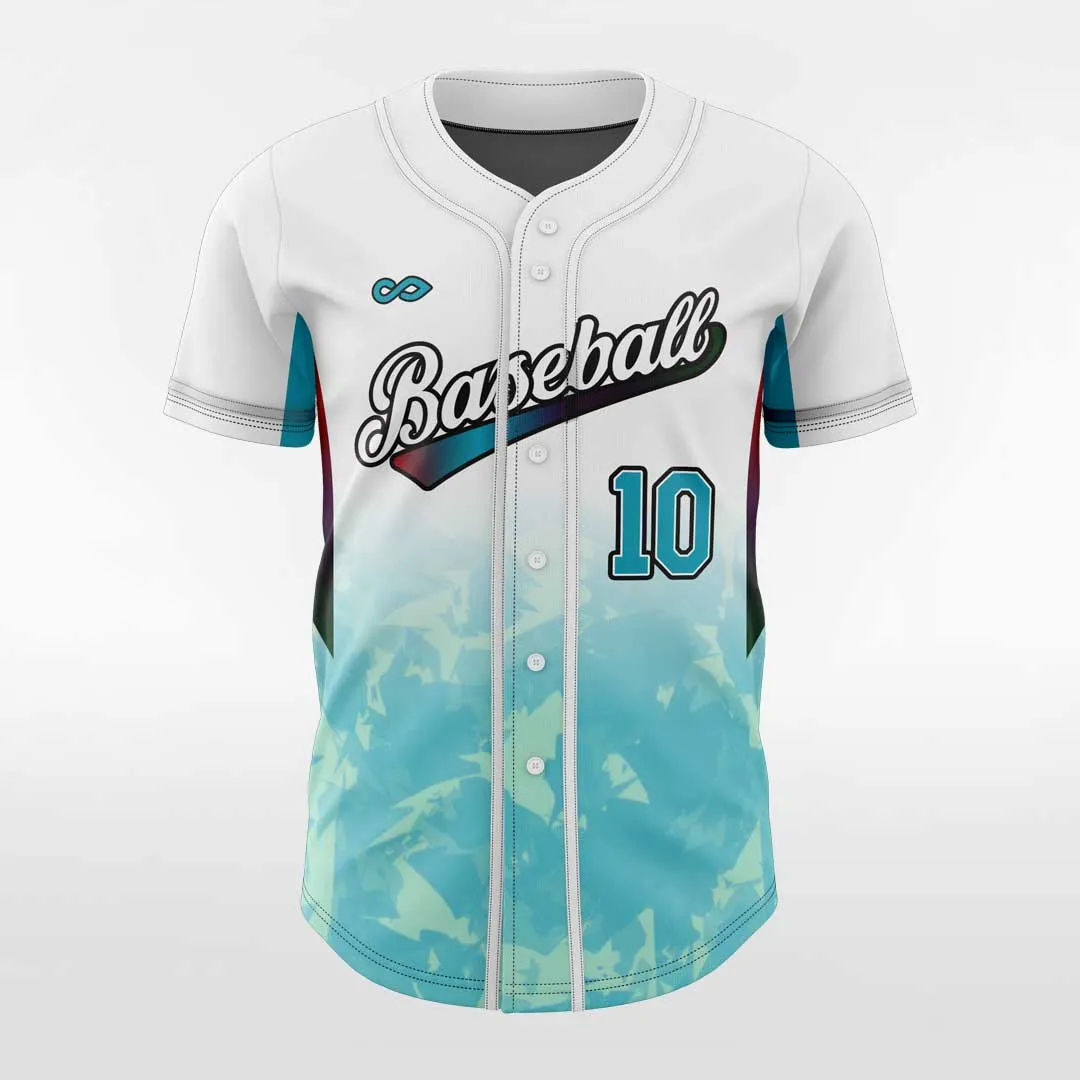 Tree Shadows - Customized Men's Sublimated Button Down Baseball Jersey