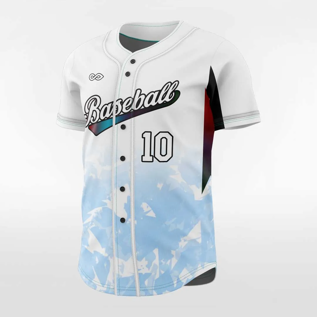 Tree Shadows - Customized Men's Sublimated Button Down Baseball Jersey