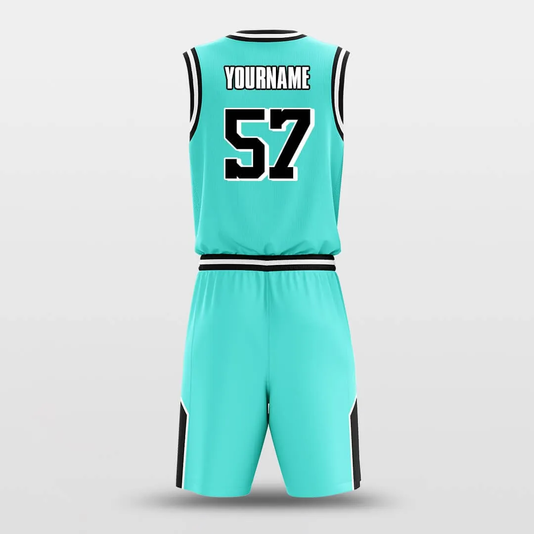 Turquoise - Customized Basketball Jersey Set Design