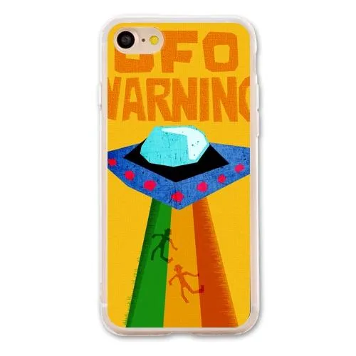 UFO Warning Designer Phone Cases