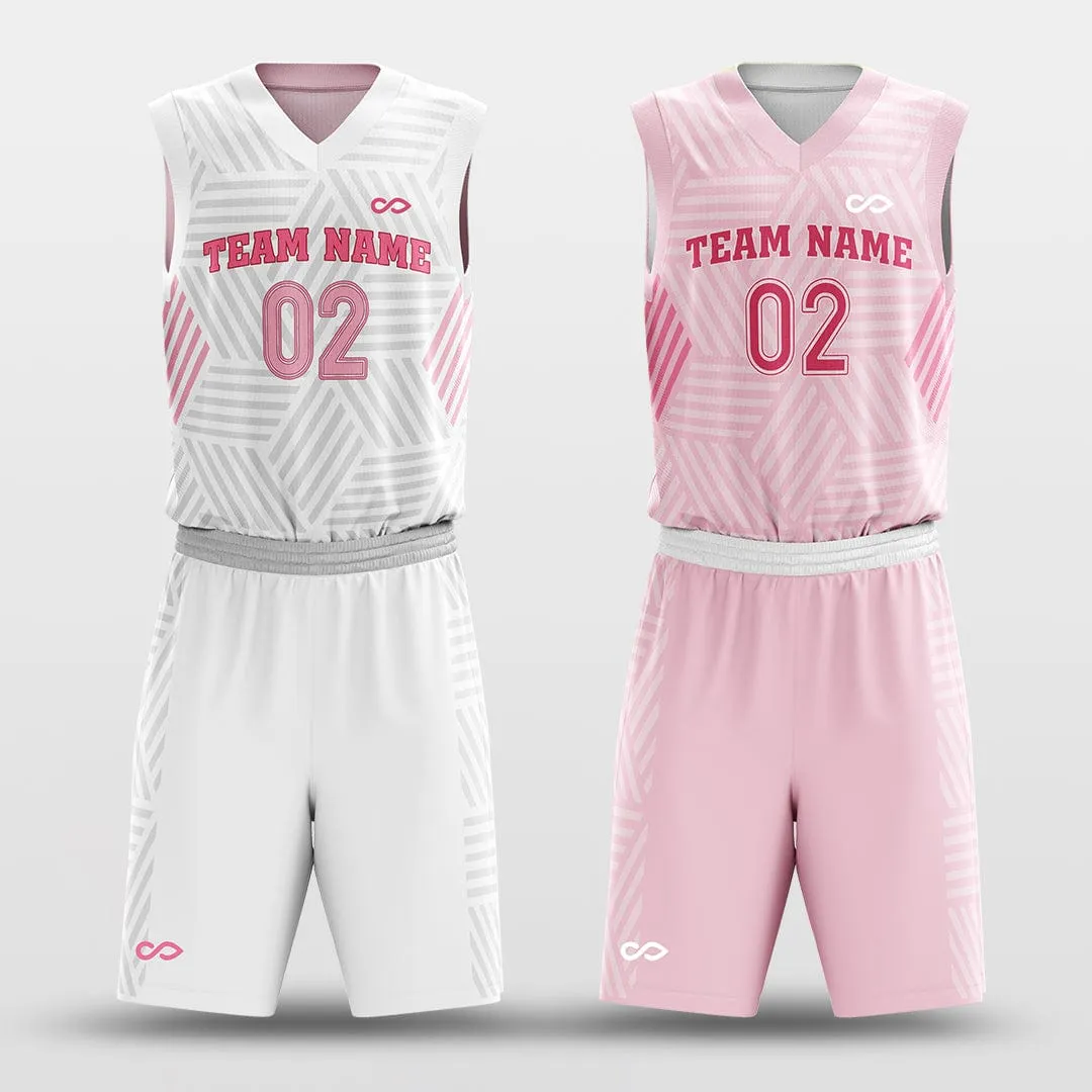 Valentine's Day - Customized Reversible Sublimated Basketball Set