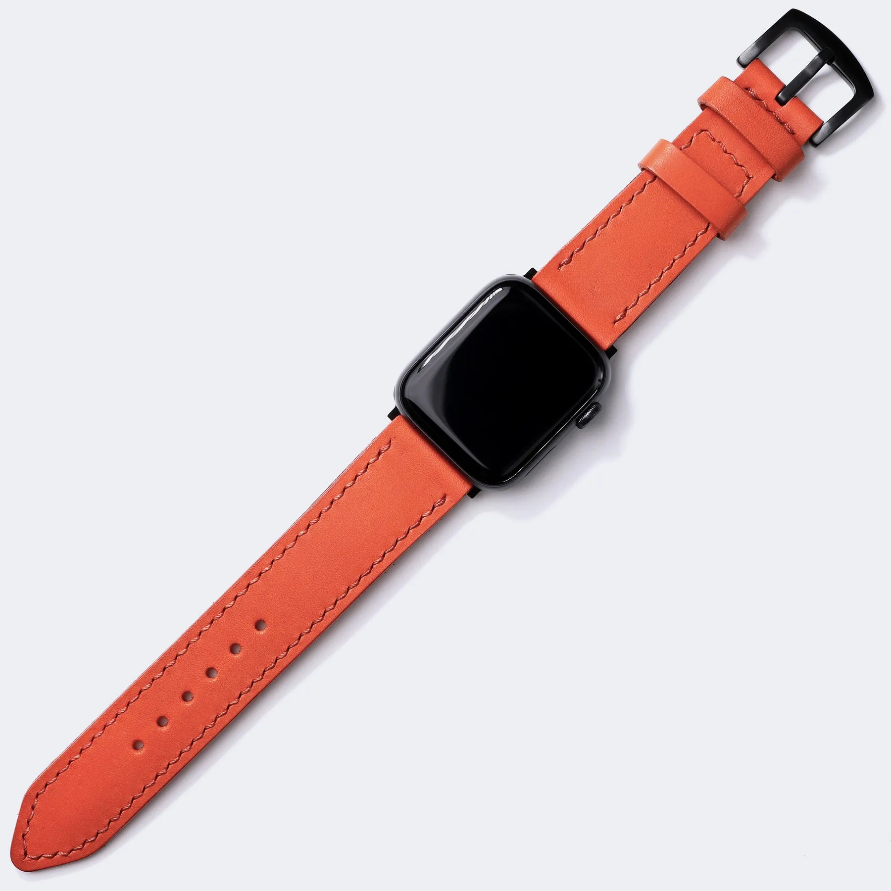 VegTan Leather Apple Watch Strap - Orange