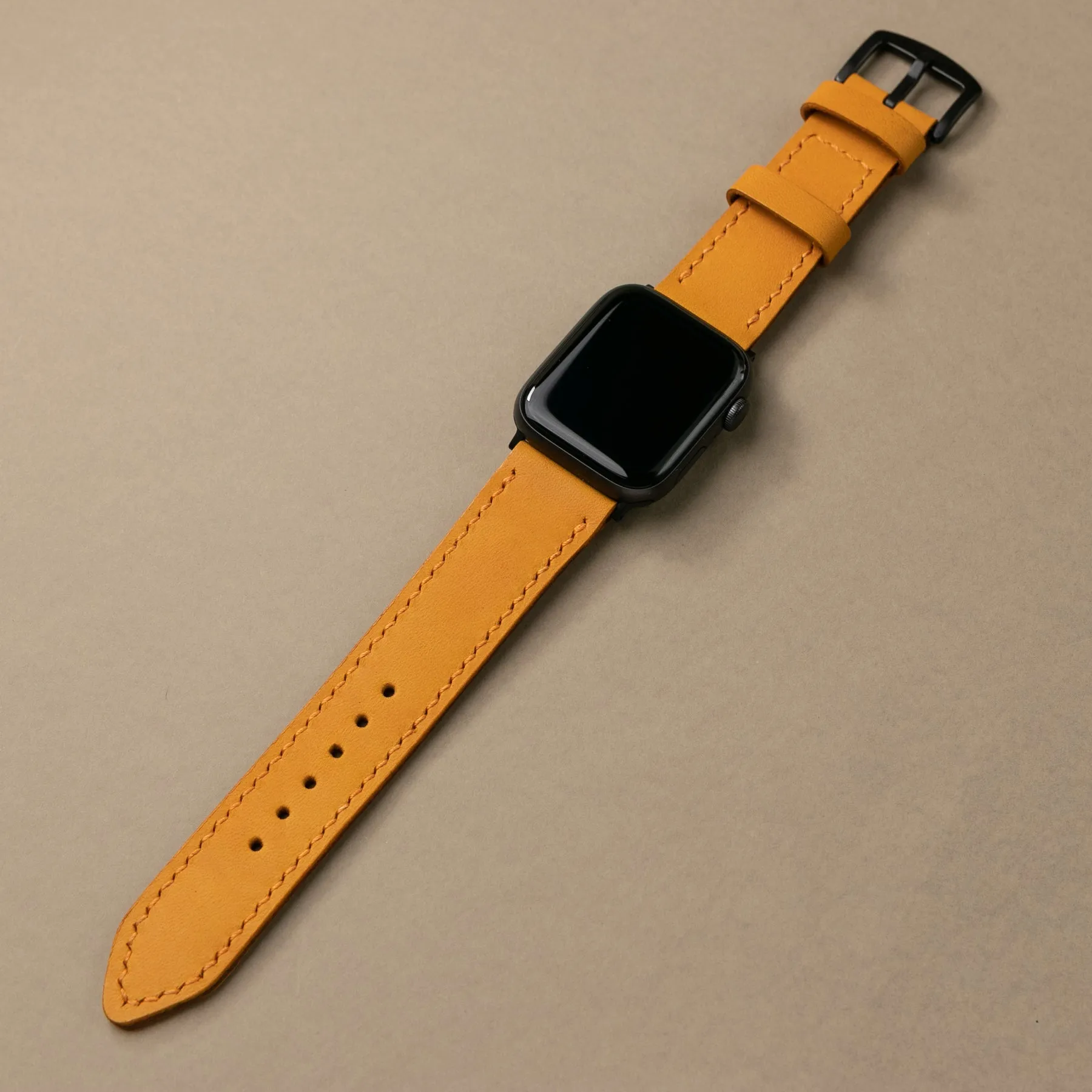 VegTan Leather Apple Watch Strap - Sunflower