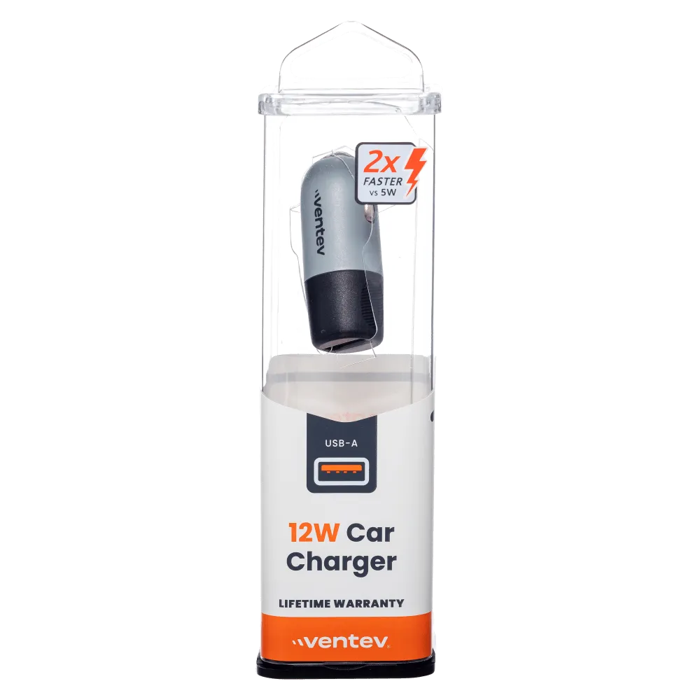 Ventev 12W USB-A Car Charger by Ventev