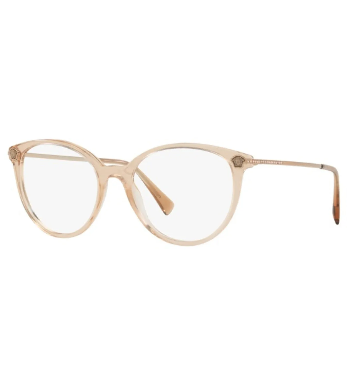 Versace Women's Brown Round Optical Frame