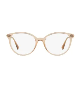 Versace Women's Brown Round Optical Frame