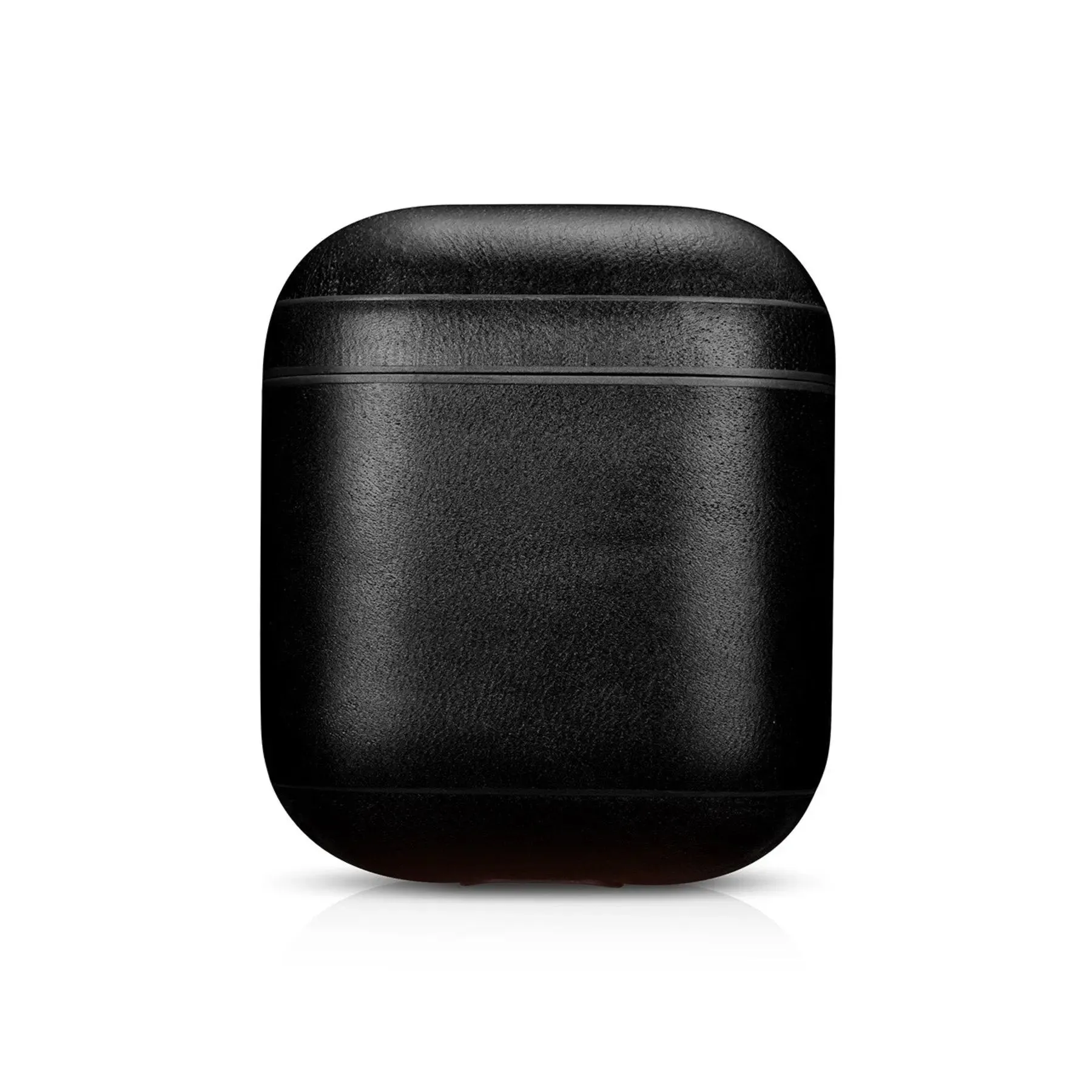 Vintage Black Premium Leather AirPods 1 & 2 Case Hook Series