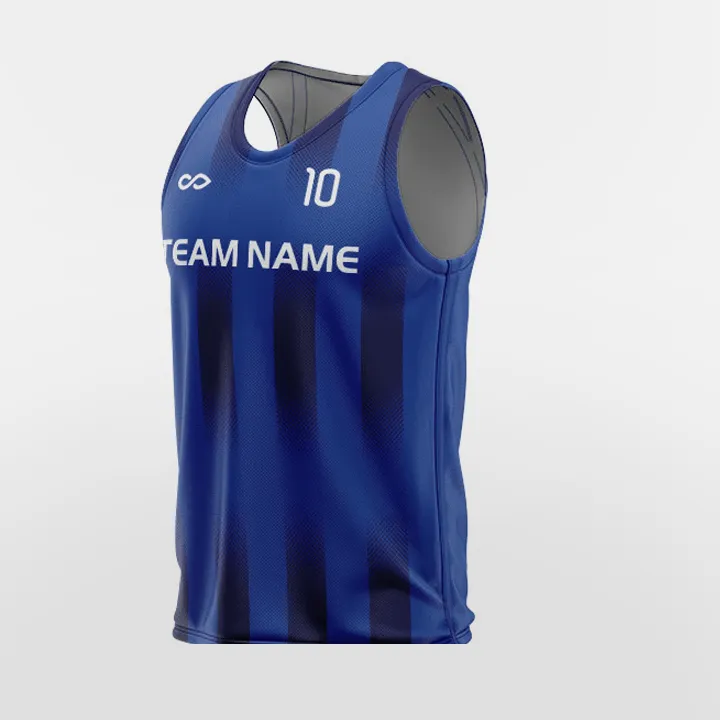 Vintage Blue Stripe - Training Bibs Custom Design Sublimation