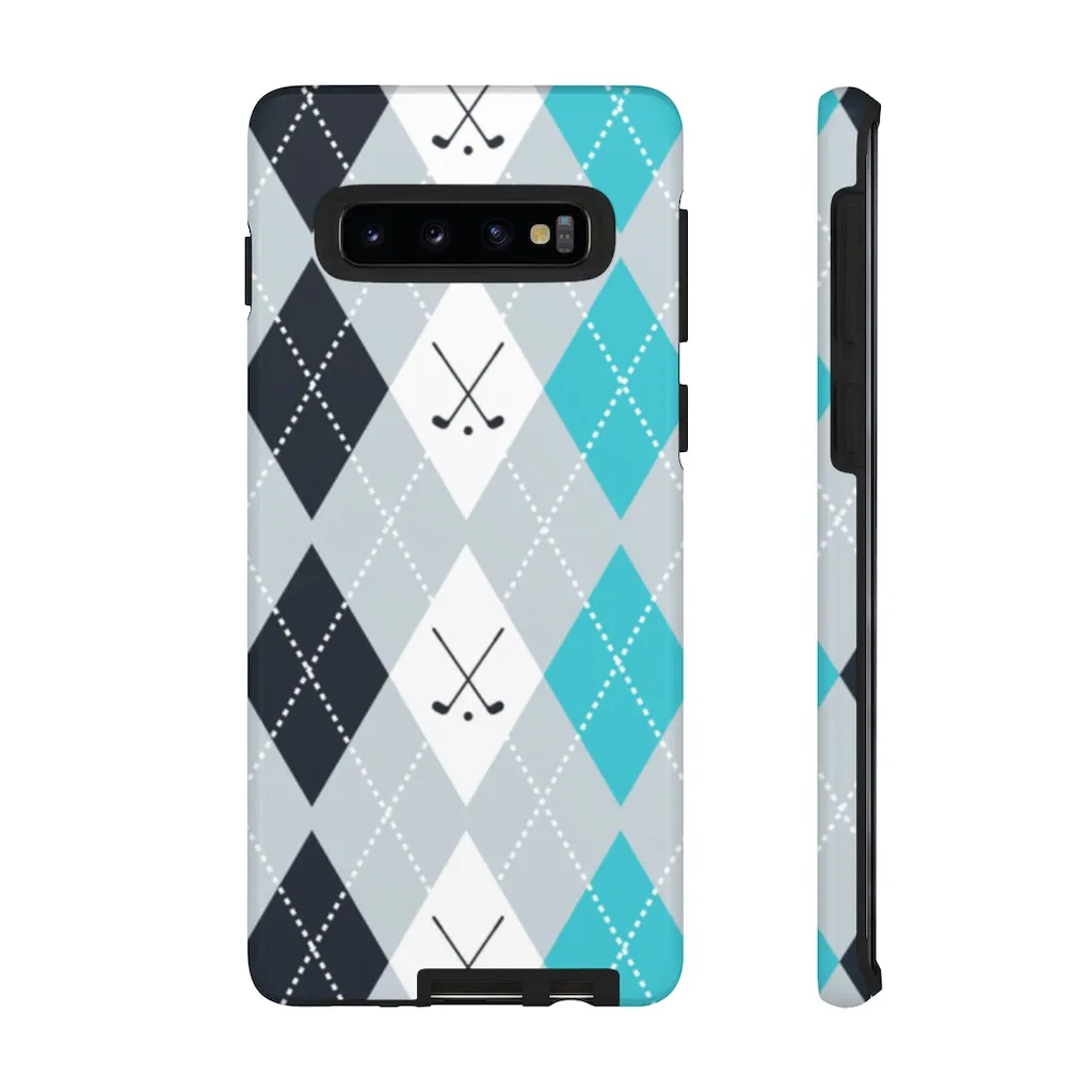 Vintage Golf Pattern Tough Phone Case