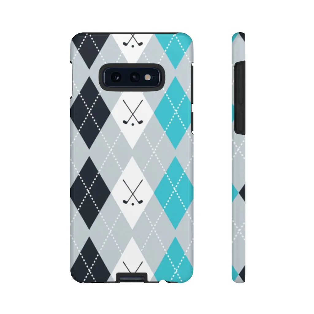 Vintage Golf Pattern Tough Phone Case