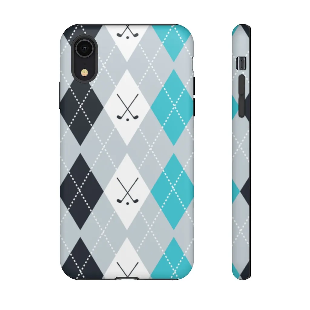 Vintage Golf Pattern Tough Phone Case