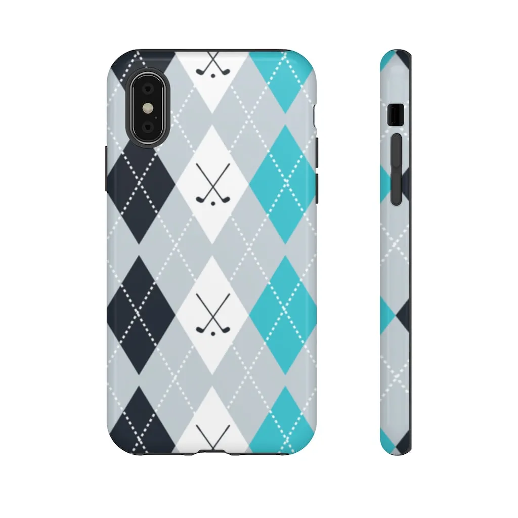 Vintage Golf Pattern Tough Phone Case