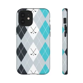 Vintage Golf Pattern Tough Phone Case