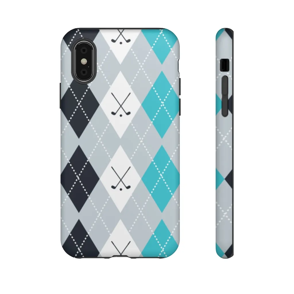 Vintage Golf Pattern Tough Phone Case