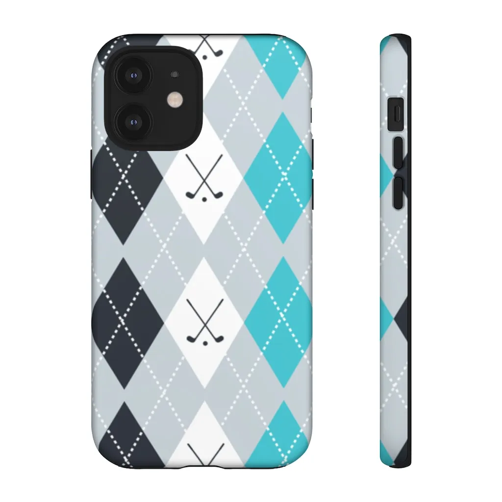 Vintage Golf Pattern Tough Phone Case