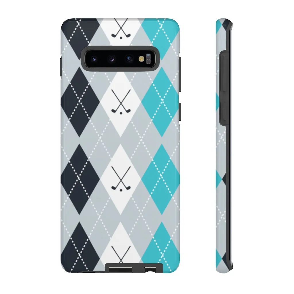 Vintage Golf Pattern Tough Phone Case