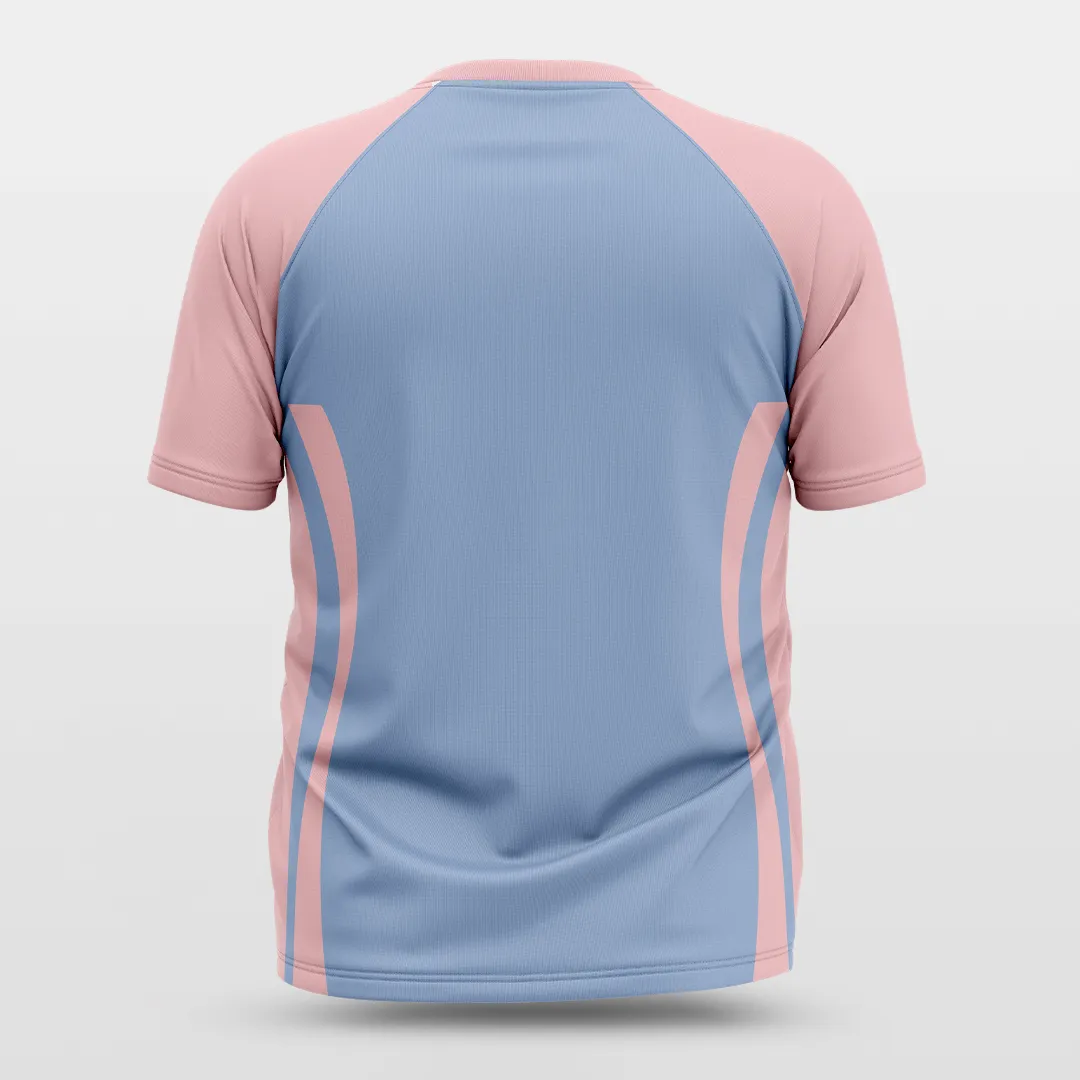 Water Ripple - Customized Short Sleeve Jersey Loose Shoulder