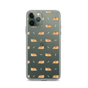 Welsh Corgi  iPhone 16 15 14 13 Clear Case, Dog Puppy Print Cute Gift Aesthetic iPhone 12 11 Pro Max Mini SE 2020 XS XR X 7 8 Cell Phone