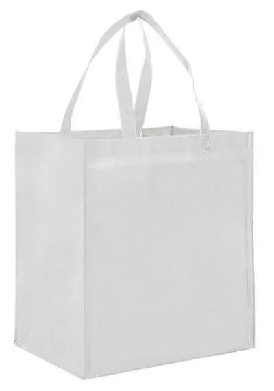 Wholesale Gloss Laminated Designer Grocery Tote Bag with Poly Board Insert - LN131015